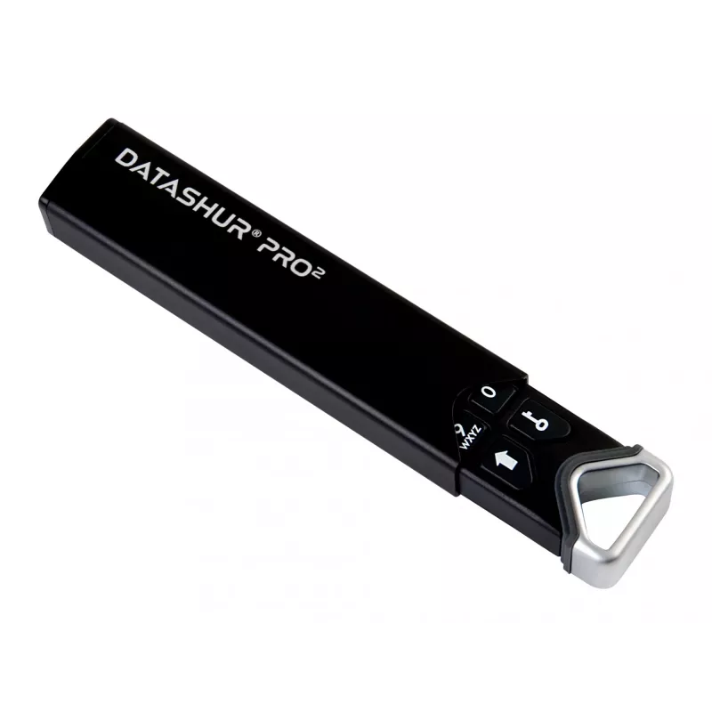 iStorage datAshur PRO2 4 GB | Secure Flash Drive | FIPS 140-2 Level 3 Certified | AES-XTS 256-bit hardware encryption | Password protected | Dust/Water-Resistant |