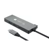 Techly IUSB32C-HUB4HPD sülearvuti dokk/pordireplikaator Juhtmega USB 3.2 Gen 2 (3.1 Gen 2) USB-C Hall
