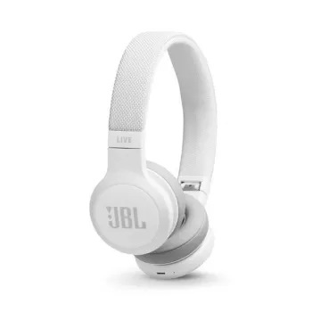 JBL Live 400BT kõrvaklapid, juhtmevabad, peavõruga, kõned/muusika, Bluetooth, valge