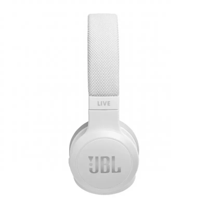 JBL Live 400BT kõrvaklapid, juhtmevabad, peavõruga, kõned/muusika, Bluetooth, valge