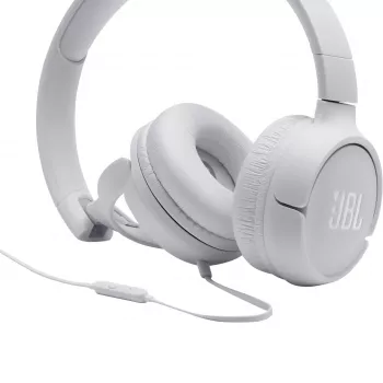 JBL Tune 500 VALGE, juhtmega, 20 - 20000 Hz, muusika, 148 g, kõrvaklapid, valge