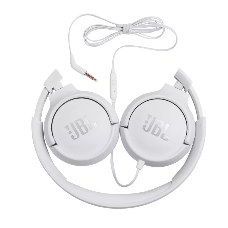 JBL Tune 500 VALGE, juhtmega, 20 - 20000 Hz, muusika, 148 g, kõrvaklapid, valge