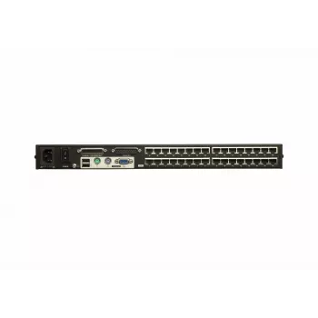 ATEN 32-Port Cat 5e/6 KVM Switch, 1920 x 1200 pikslit, Ethernet LAN, Full HD, Rack paigaldus, 4.8 W, 1U