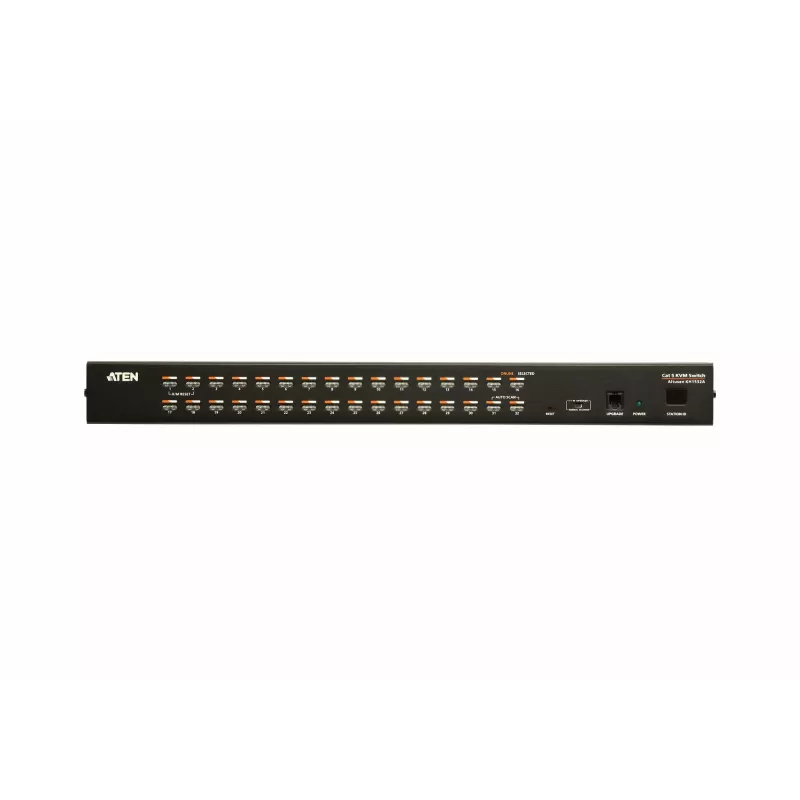 ATEN 32-Port Cat 5e/6 KVM Switch, 1920 x 1200 pikslit, Ethernet LAN, Full HD, Rack paigaldus, 4.8 W, 1U