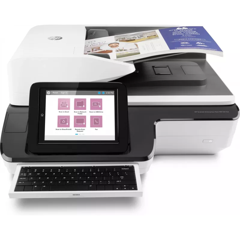 HP Scanjet Enterprise Flow N9120 fn2 lameda- ja ADF-skanner 600 x 600 DPI A3 must, valge