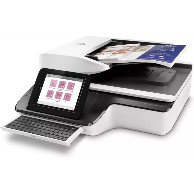 HP Scanjet Enterprise Flow N9120 fn2 lameda- ja ADF-skanner 600 x 600 DPI A3 must, valge