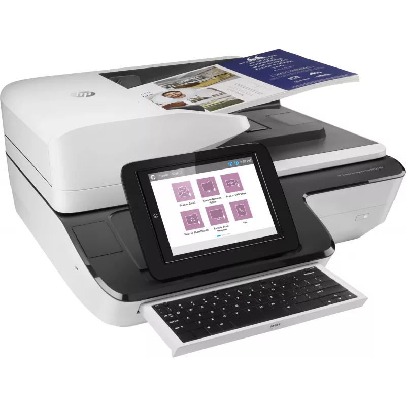 HP Scanjet Enterprise Flow N9120 fn2 lameda- ja ADF-skanner 600 x 600 DPI A3 must, valge