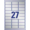 Isekleepuv silt Avery L6011-20 Ümardatud ristkülik