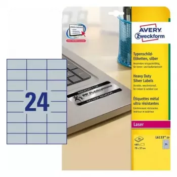 Isekleepuv printerisilt Avery L6133-20
