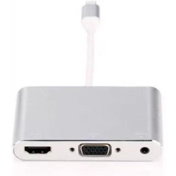 Microconnect LIGHT-HUB4 liidesejaotur Lightning 480 Mbit/s Hõbedane