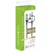 USB-kaabel Schwaiger LKU 100 1,5 m USB 2.0 A Micro-USB B Must Hõbedane