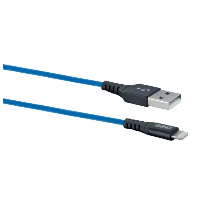 Mobiiltelefoni kaabel Schwaiger LPRO440 501 USB A Lightning 1.2 m Sinine