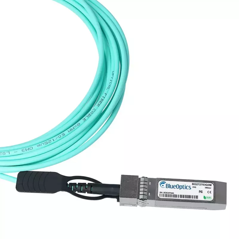 BlueOptics MCF48-BO InfiniBand/kiudoptiline kaabel 20 m SFP28 Aqua