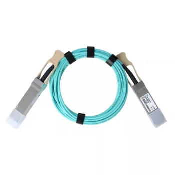 Võrgukaabel BlueOptics MFA1A00-C003-TG-BO QSFP28 AOC 3m Türkiis