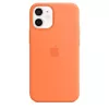 Cover Apple iPhone 12 mini Silicone Case with MagSafe Kumquat
