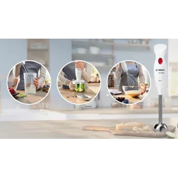 Bosch MSM24500 segisti Püstmikser 400 W Punane, Valge