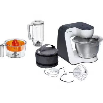 Bosch MUM5 Start Line universaalne köögikombain 800 W 3,9 L oranž, hõbedane, läbipaistev, valge