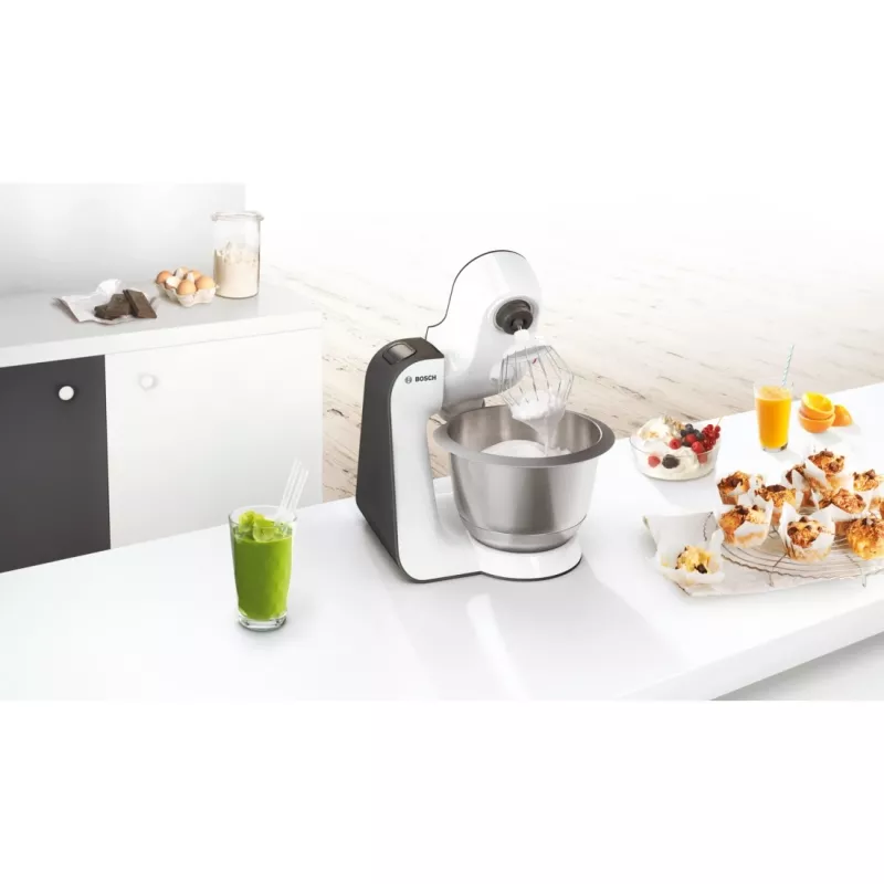 Bosch MUM5 Start Line universaalne köögikombain 800 W 3,9 L oranž, hõbedane, läbipaistev, valge