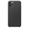 Cover Apple iPhone 11 Pro Max Nahast ümbris Must