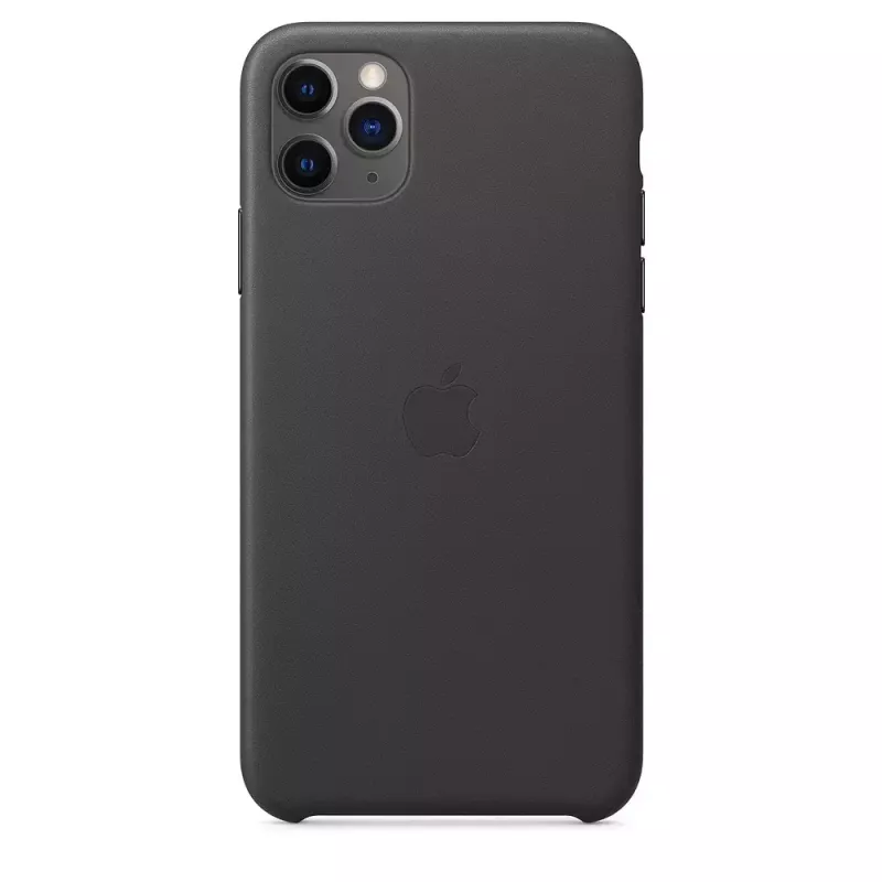 Cover Apple iPhone 11 Pro Max Nahast ümbris Must