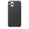 Cover Apple iPhone 11 Pro Max Nahast ümbris Must