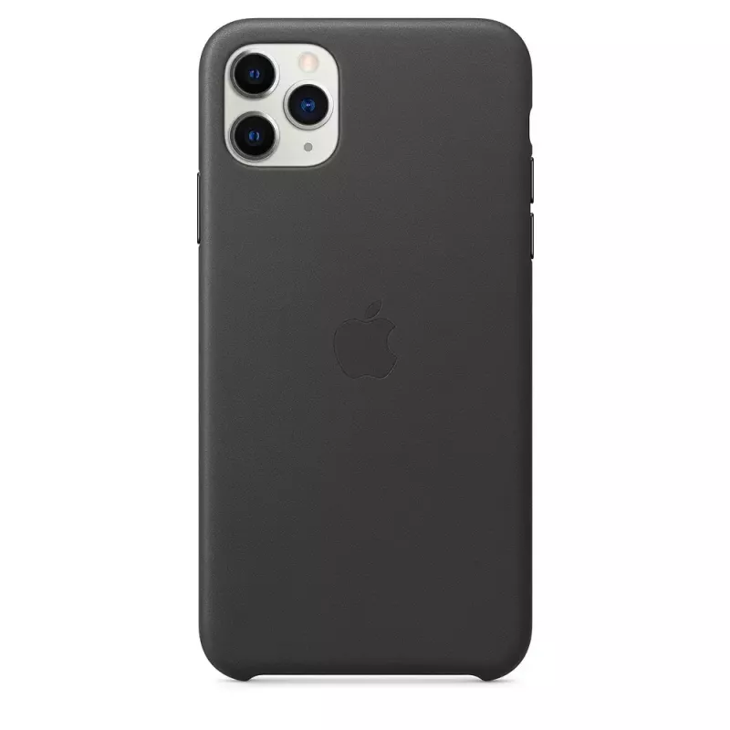 Cover Apple iPhone 11 Pro Max Nahast ümbris Must