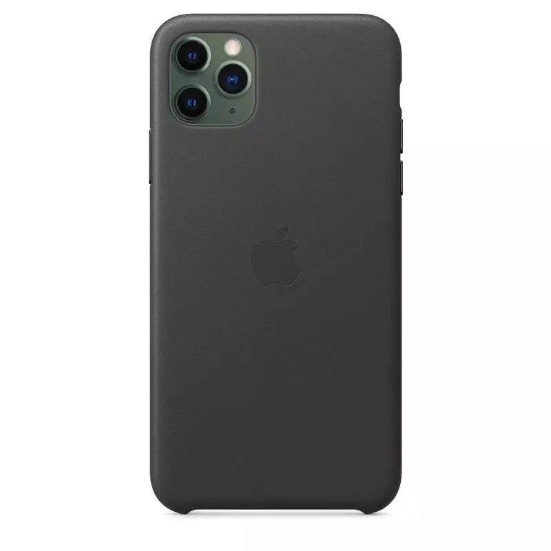 Cover Apple iPhone 11 Pro Max Nahast ümbris Must