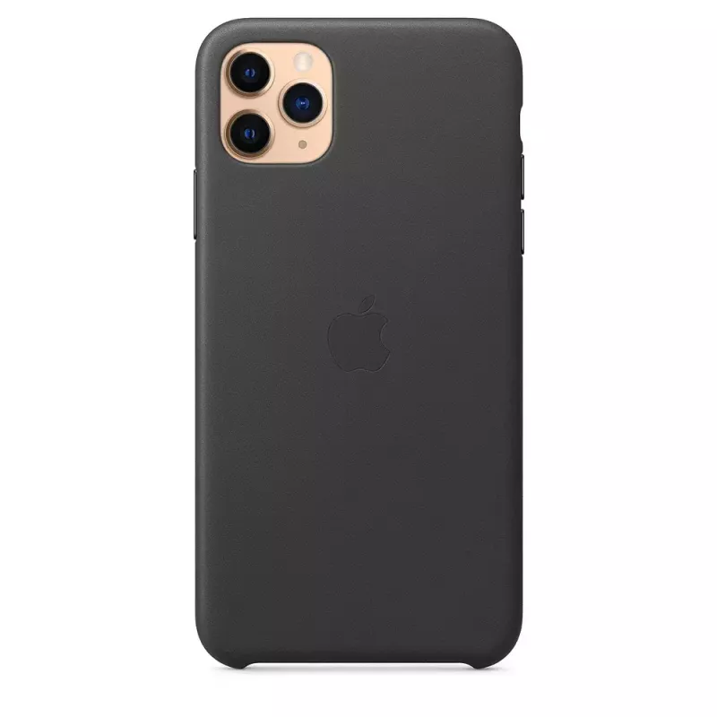 Cover Apple iPhone 11 Pro Max Nahast ümbris Must