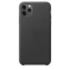Cover Apple iPhone 11 Pro Max Nahast ümbris Must