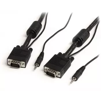StarTech.com 5 m koaksiaalne kõrge eraldusvõimega monitori VGA videokaabel heliga HD15 M/M