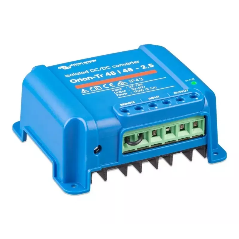 DC-DC muundur Victron Energy Orion-Tr 48/48-2.5A 120 W — isoleeritud 48 V kuni 48,2 V