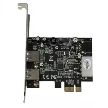 StarTech.com 2 pordiga PCI Express (PCIe) SuperSpeed USB 3.0 kaardiadapter UASP ja LP4 toitega