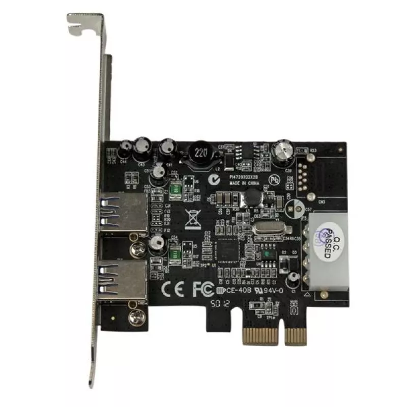 StarTech.com 2 pordiga PCI Express (PCIe) SuperSpeed USB 3.0 kaardiadapter UASP ja LP4 toitega