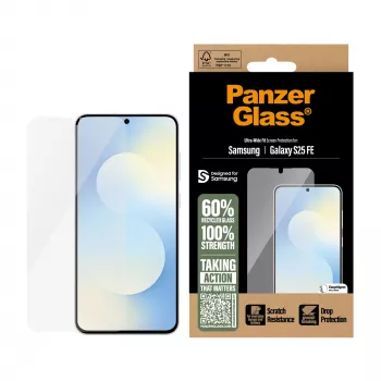 PanzerGlass ® Ekraanikaitse Samsung Galaxy S25 FE 5G | Ultra-Wide Fit koos EasyAligneriga
