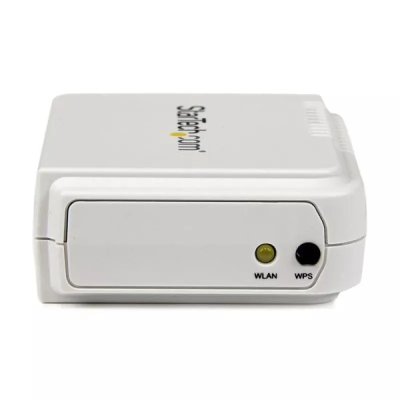 StarTech.com 1 pordiga USB-juhtmevaba N-võrguprindiserver 10/100 Mbps Etherneti pordiga – 802.11 b/g/n