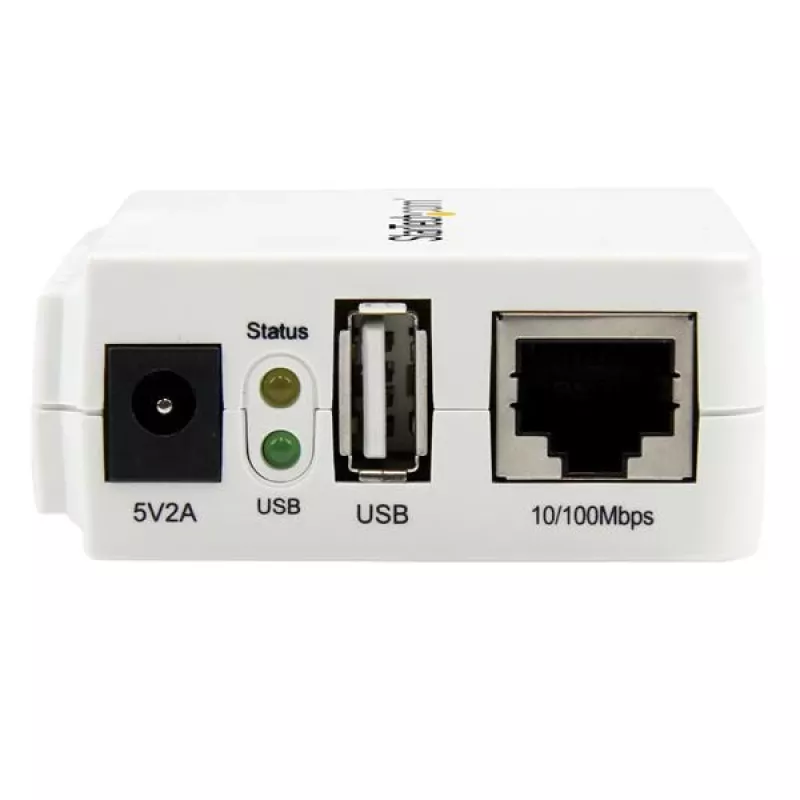 StarTech.com 1 pordiga USB-juhtmevaba N-võrguprindiserver 10/100 Mbps Etherneti pordiga – 802.11 b/g/n