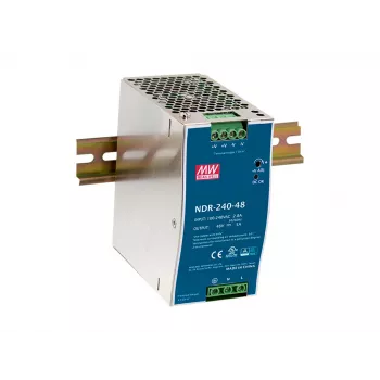 LevelOne 48V DC tööstuslik toiteplokk, 240W, DIN-liistule, PoE-valmis