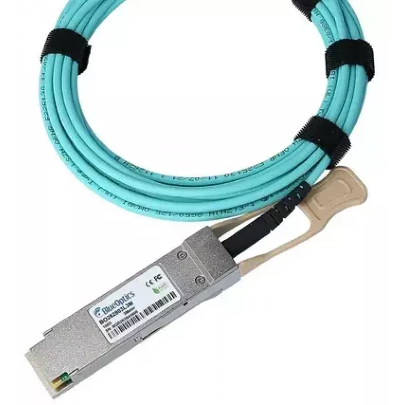BlueOptics Q28-AOC-7M-SP-BO InfiniBand fiiberoptiline kaabel 7m QSFP28 Aqua