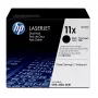 HP 11X 2-pakett suure saagikusega must originaal LaserJet toonerikassett, 2 tk