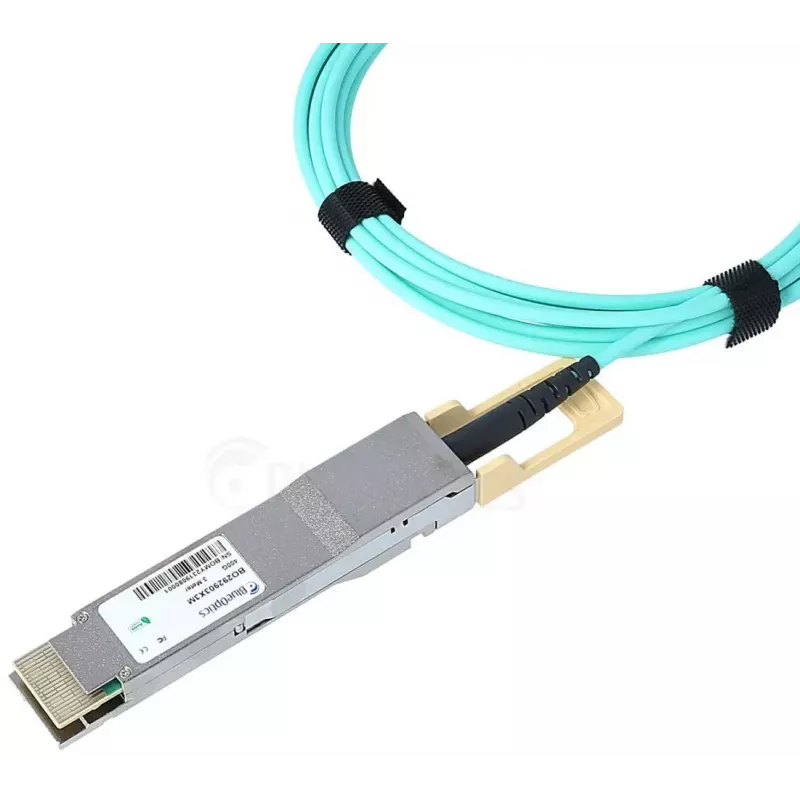 BlueOptics QDD-400G-AOC-3M-BO InfiniBand fiiberoptiline kaabel 3m QSFP-DD Isane