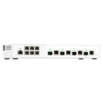 QNAP QSW-M2106-4C võrgulüliti, haldatav L2, 2,5G Ethernet (100/1000/2500), valge