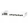 QNAP QSW-M2106-4C võrgulüliti, haldatav L2, 2,5G Ethernet (100/1000/2500), valge