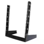 StarTech.com 2-Post 12U Desktop Server Rack, Small Open Frame 19in Computer Rack, Compact võrk Rack for AV / Studio / Data / IT Equipment - Free Standing Two-Post Home/Office Rack