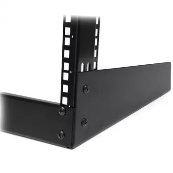StarTech.com 2-Post 12U Desktop Server Rack, Small Open Frame 19in Computer Rack, Compact võrk Rack for AV / Studio / Data / IT Equipment - Free Standing Two-Post Home/Office Rack