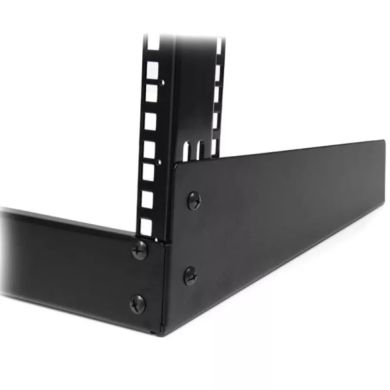 StarTech.com 2-Post 12U Desktop Server Rack, Small Open Frame 19in Computer Rack, Compact võrk Rack for AV / Studio / Data / IT Equipment - Free Standing Two-Post Home/Office Rack