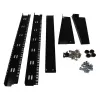 StarTech.com 2-Post 12U Desktop Server Rack, Small Open Frame 19in Computer Rack, Compact võrk Rack for AV / Studio / Data / IT Equipment - Free Standing Two-Post Home/Office Rack