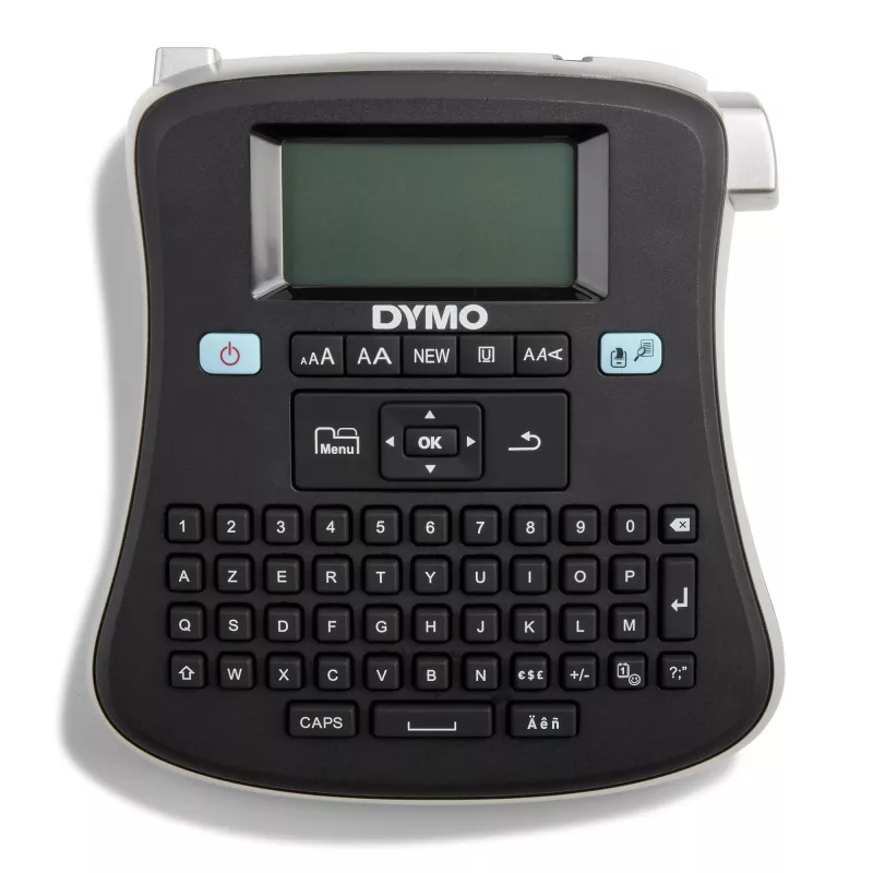 DYMO LabelManager ® ™ 210D - AZY, AZERTY, D1, termosiire, 180 x 180 DPI, 12 mm/s, must, hõbedane