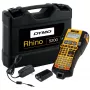 DYMO RHINO 5200 Tööstuslik Siltimismasin | Sildimasina Komplekti Kohver | Ajasäästlikud KiirklahvidPrindib KiirestiVastupidav Siltimismasin Töökohtadel ja Rasketel Siltimistöödel | UK Pistik