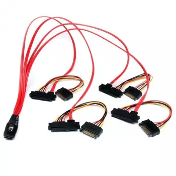 StarTech.com 50 cm sise-Serial Attached SCSI Mini SAS kaabel – SFF8087 kuni 4x SFF8482