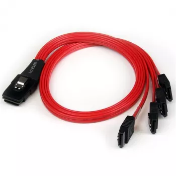 StarTech.com 50 cm SFF-8087 kuni 4 × SATA – sisemine Mini SAS kuni SATA pöördkaabel